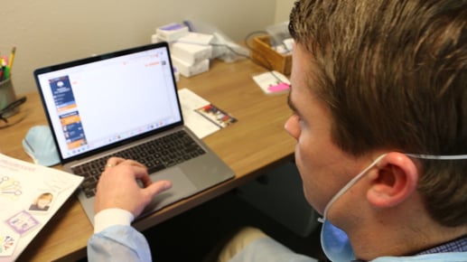 Dr Micheal Berry using SmileStream Orthodontic Diagnostic Software
